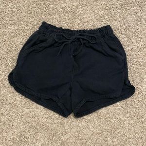 American Eagle Black Jean Shorts